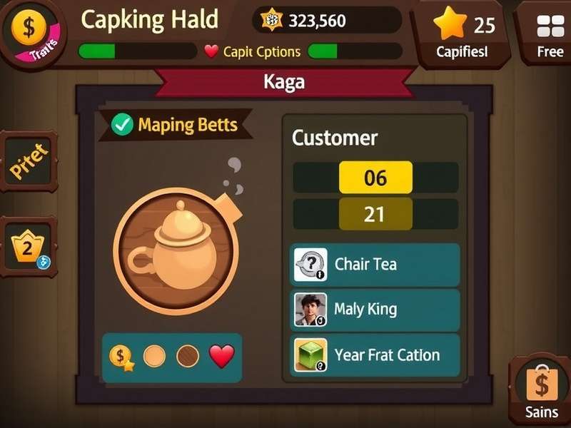 Chai King Hero gameplay screenshot showing tea preparation