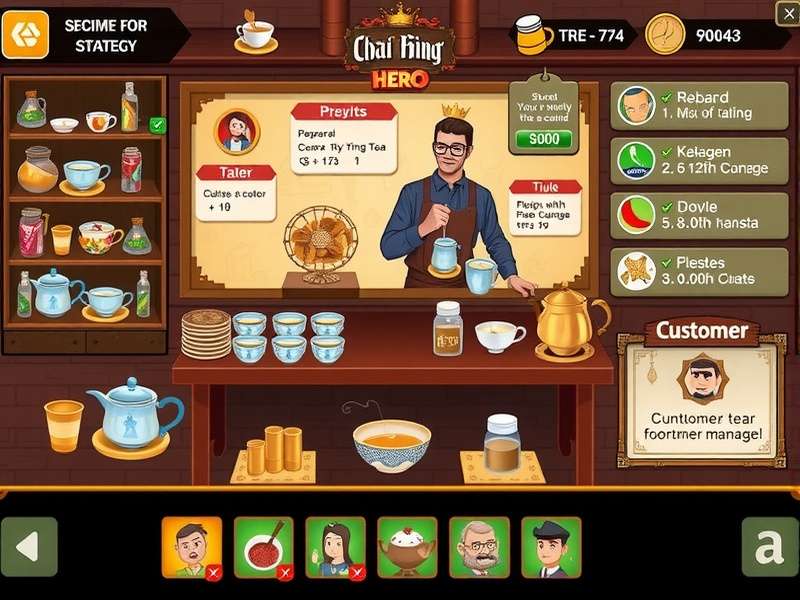 Chai King Hero customer management interface